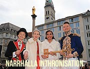 volkstümliche Inthronisation des Narrhalla Prinzenpaares @ Marienplatz München (©foto: Martin Schmitz)